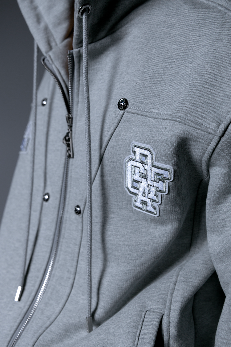 GRAF&WU Lumberjack Streetwear Oversize Zip-up Hoodie