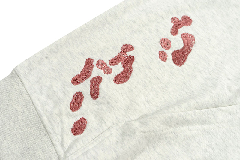 GRAF&WU Magic Mushroom Embroidery BooGhost2.0 Thin Hoodie