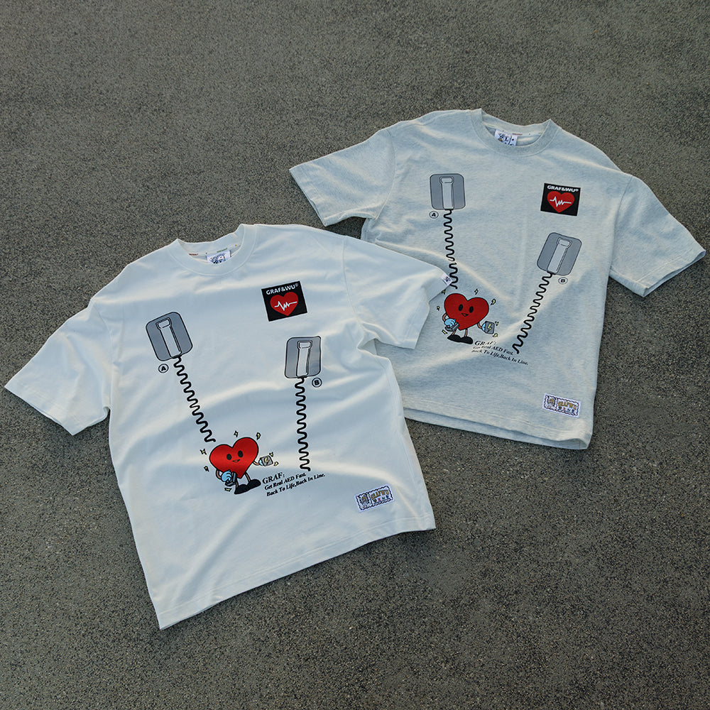 GRAFWU AED Save Your Life T-Shirts