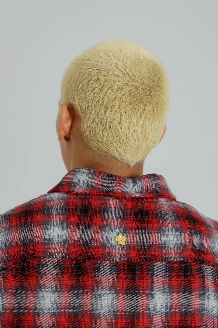 GRAF&WU Racing-themed Embroidered Streetwear Loose Brushed Shirt