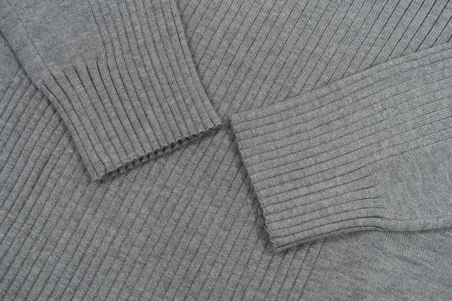 GRAF&WU Slim-fit Chunky Ribbed Patchwork Base Sweater