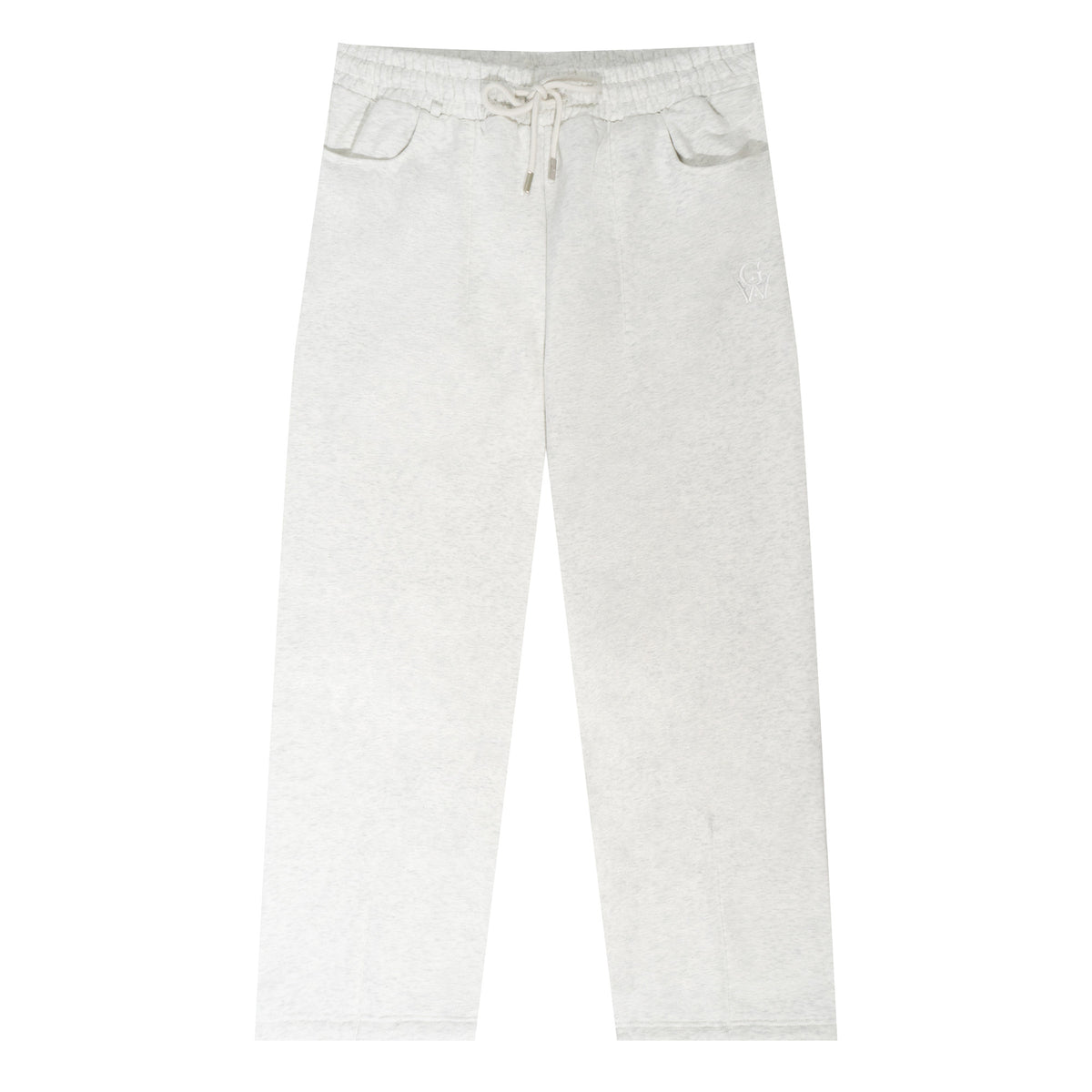 GRAF&WU Unisex Embroidered Cotton Fleece Sweatpants