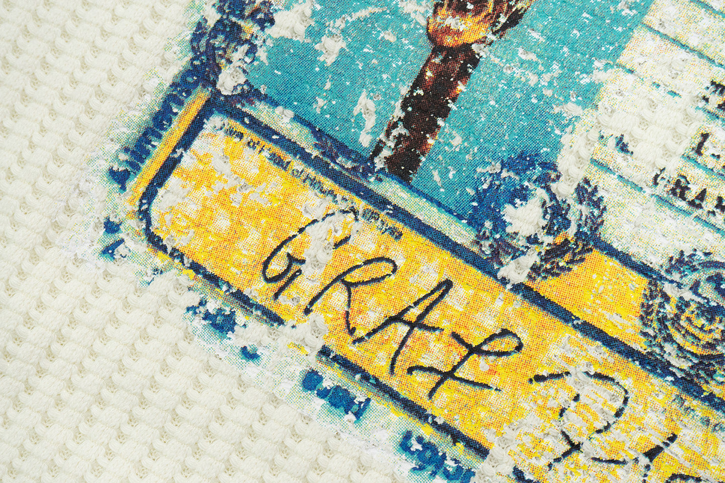 GRAF&WU Tribute Ol Dreadlocks ID Giraffe Frayed Long-sleeved Shirts