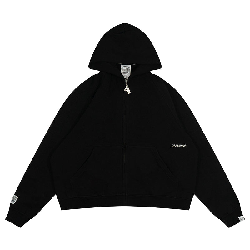 GRAF&WU Brand Logo Embroidery design Fashion Coat