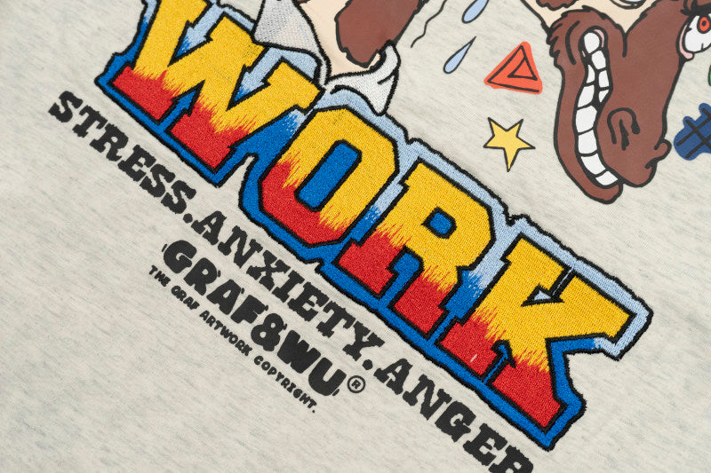 GRAF&WU Work Stress Giraffe Graphic Tee