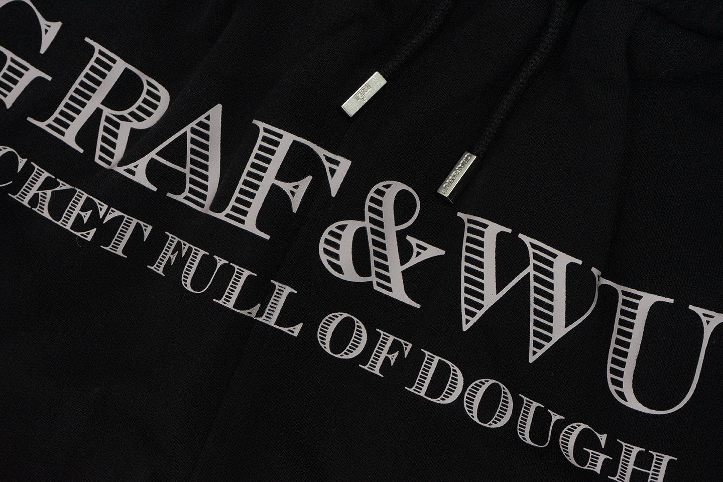 GRAF&WU Paid In Full Giraffe Knight Embroidered Double Waist Loose Sweatpants