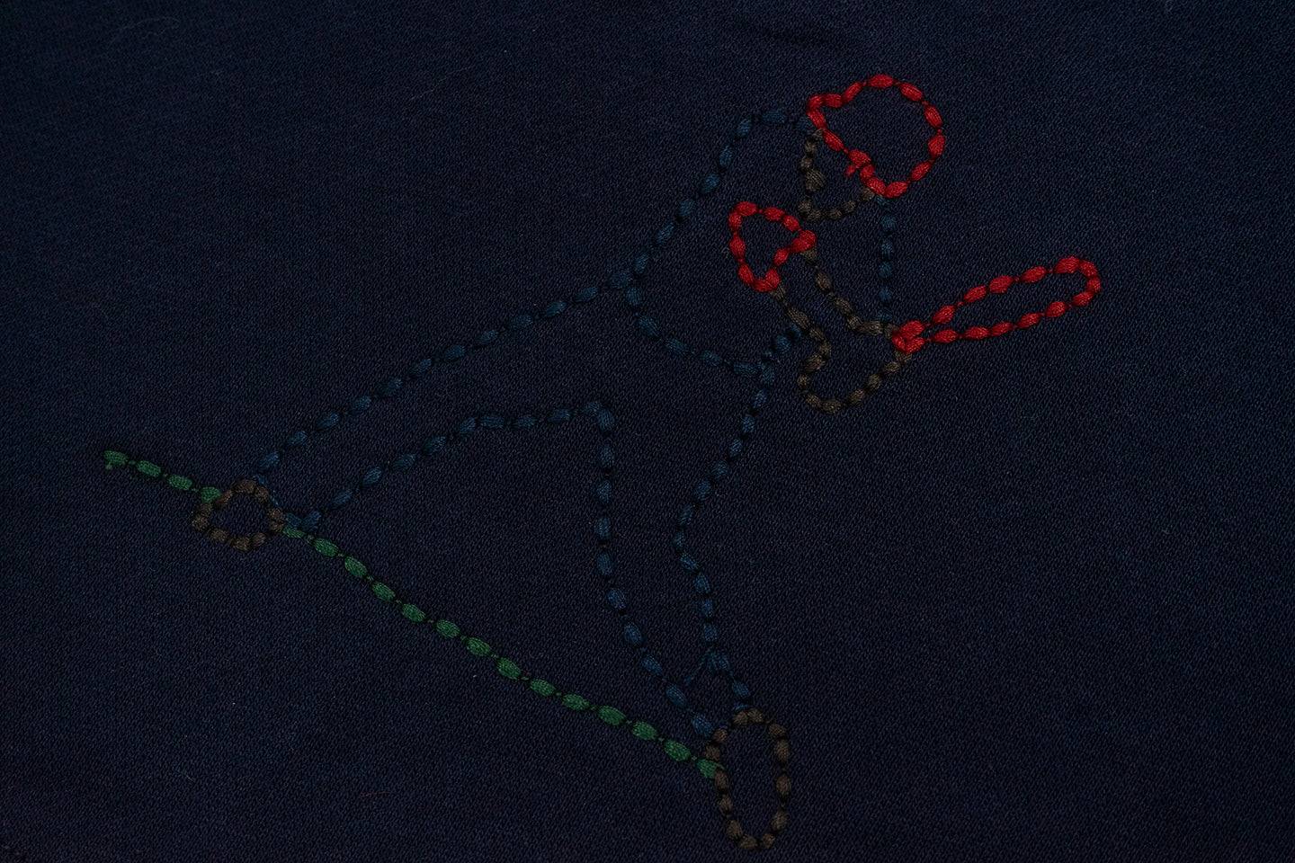 GRAF&WU Handmade Embroidered Baseball Man Layered-style Hoodie