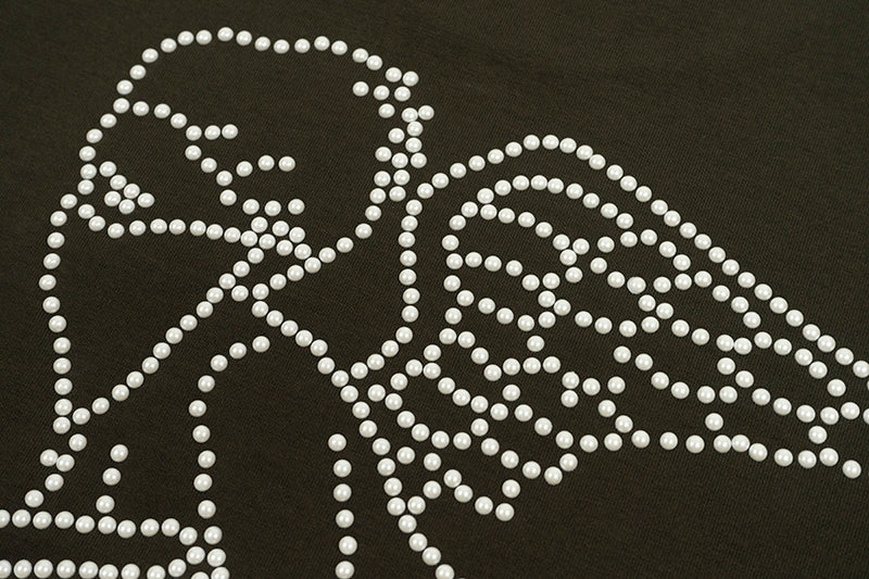 GRAFWU Pearl GW Letter Ak47 Angel T-Shirts