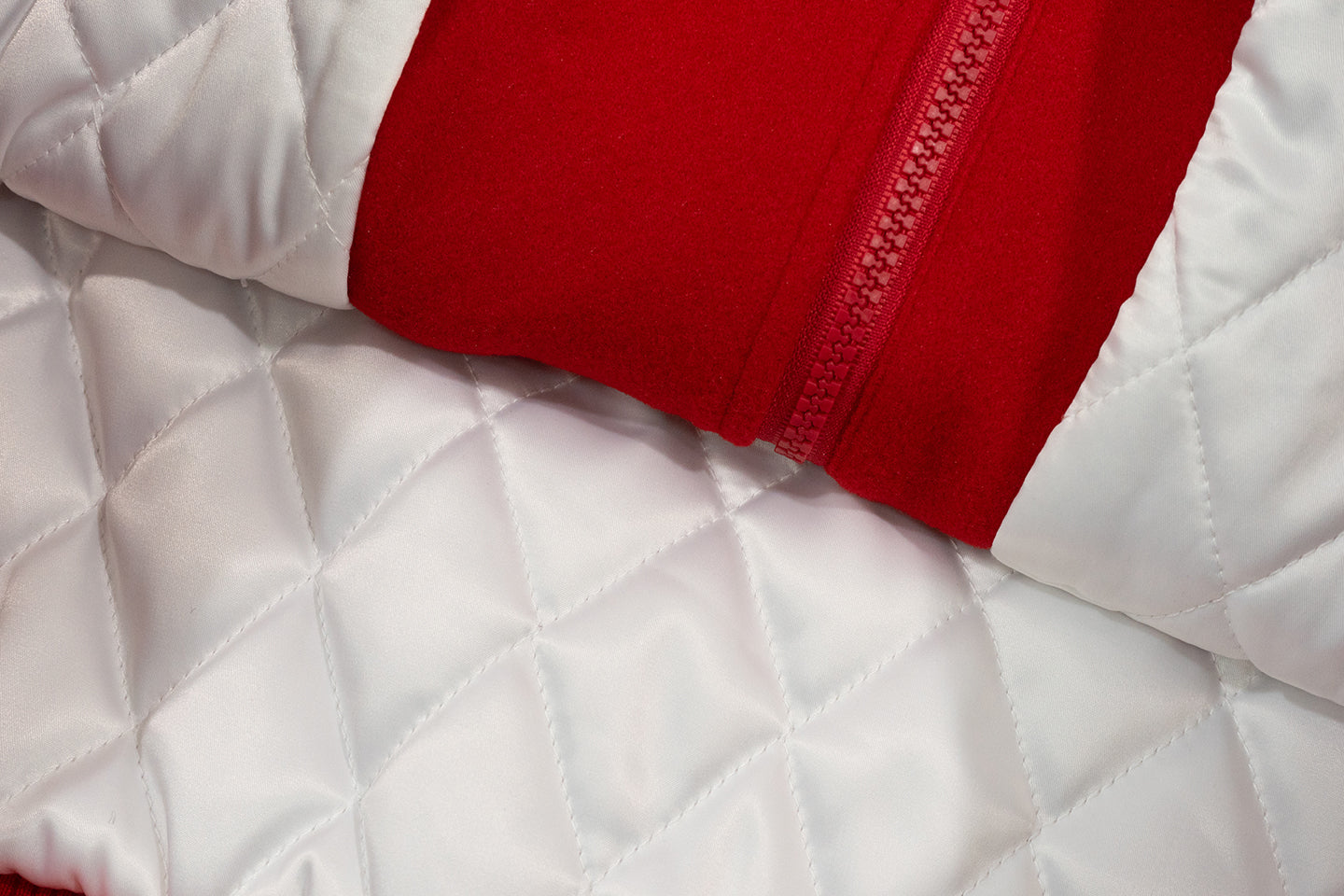 GRAF&WU Sleep Cow Cat Graphic University Leather Sleeve Varsity Jacket