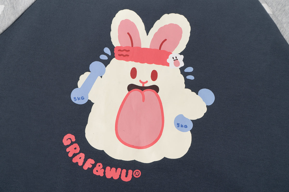 Chinese Zodiac Ghost Raglan Long Sleeve Tee | GRAF&WU