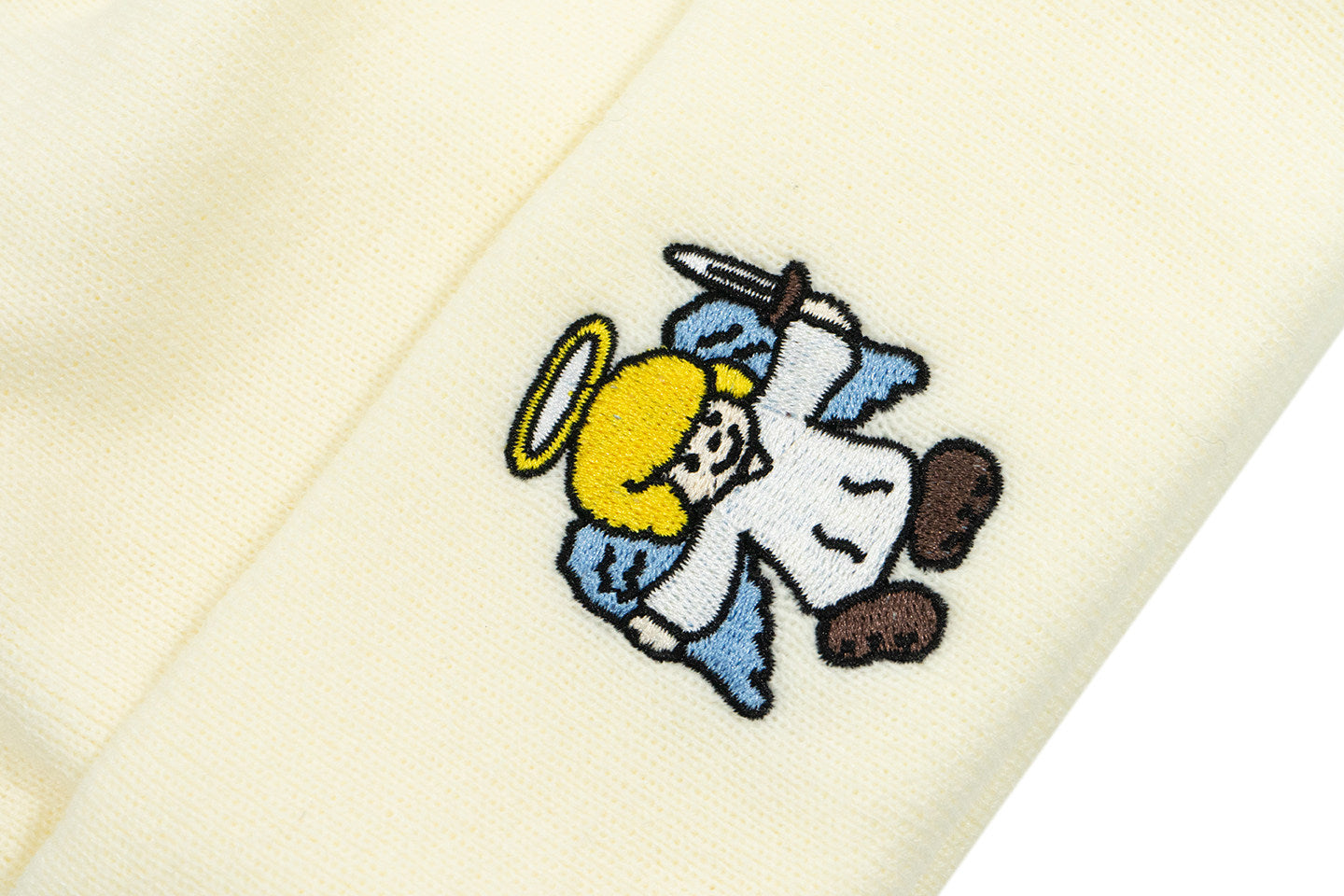 GRAF&WU Cartoon Demon Angel Colorful Embroidered Hip Hop Wool Hat