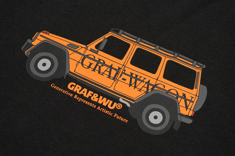 GRAF&WU Off-Road Vehicle Tough Guy Spirit Hoodie Streetwear Trend Sweatshirt