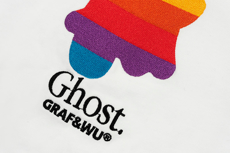 GRAF&WU Rainbow Cute Ghost T-Shirts
