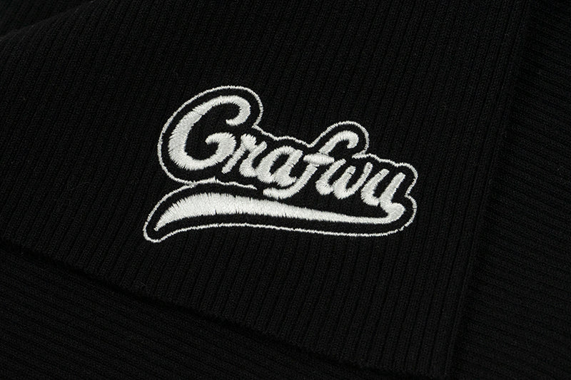 GRAFWU Brand Letter Embroidery Men Sports Vest