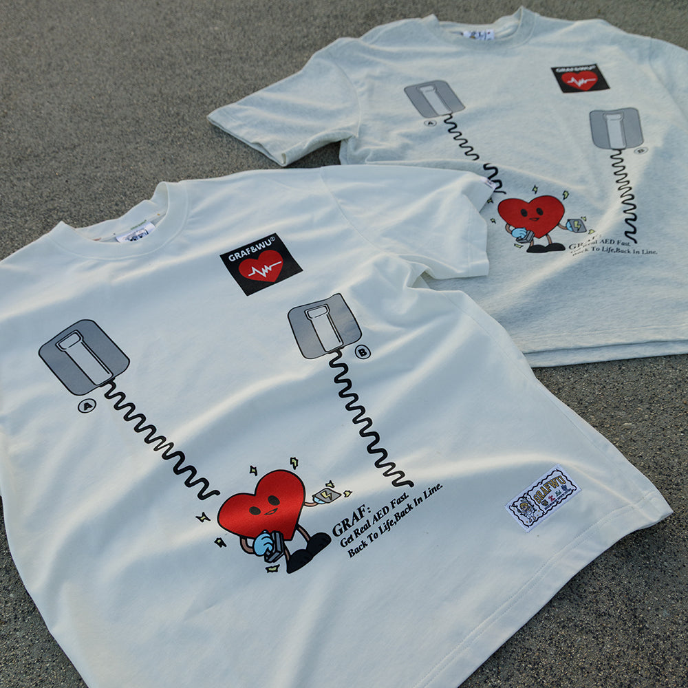 GRAFWU AED Save Your Life T-Shirts