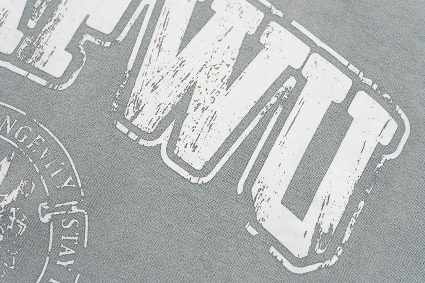 GRAF&WU Break to Build Cracked Letter Goddess Academy Oversized Hoodie