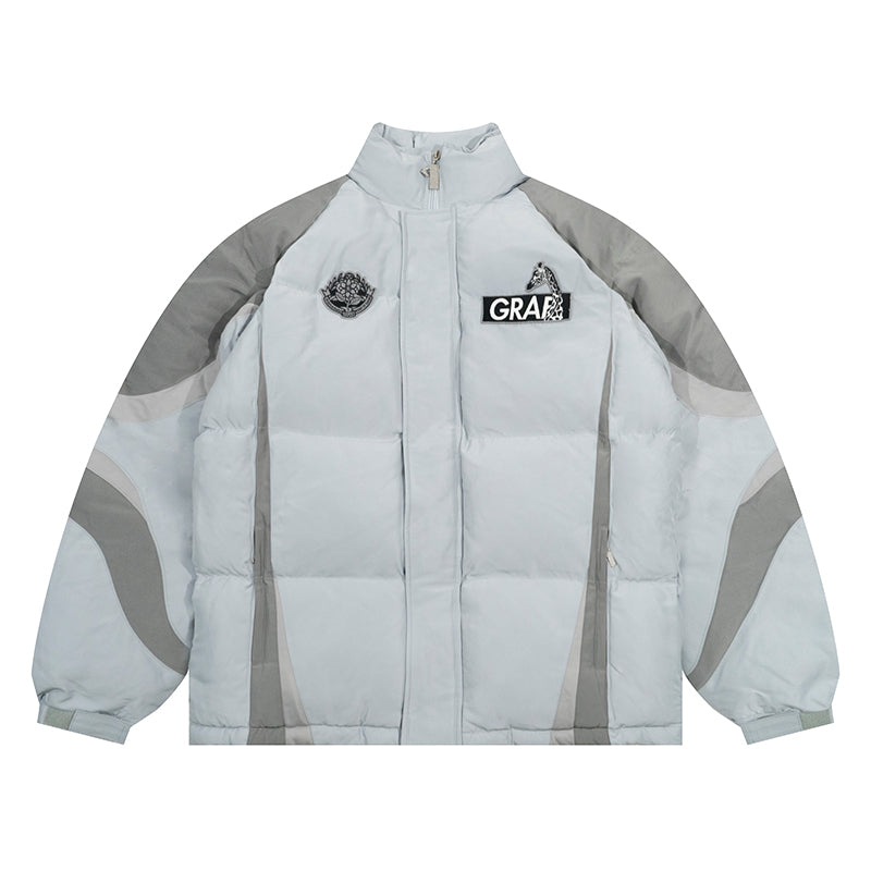 GRAF&WU Blokecore Winter Coat - Thick Warm Unisex Streetwear Jacket