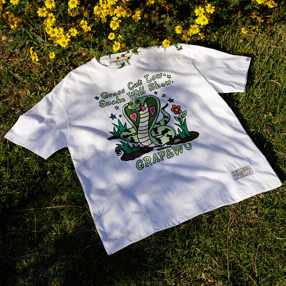 GRAFWU Snake Hidden In Grass T-Shirt