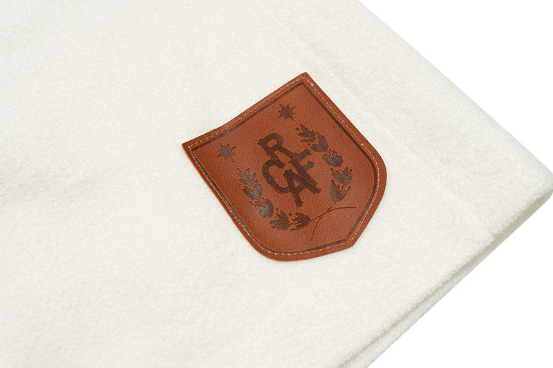 GRAF&WU Leather Dragon Label Chenille Knit Solid Sports Shorts