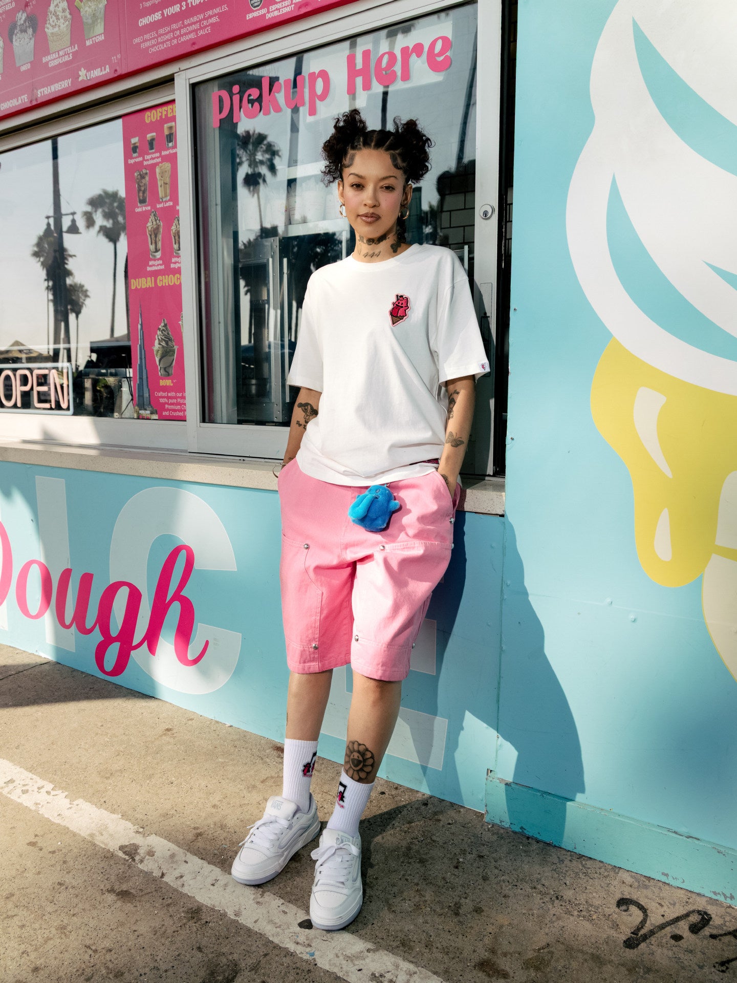 GRAFWU Ice Cream Cute Ghost T-Shirts
