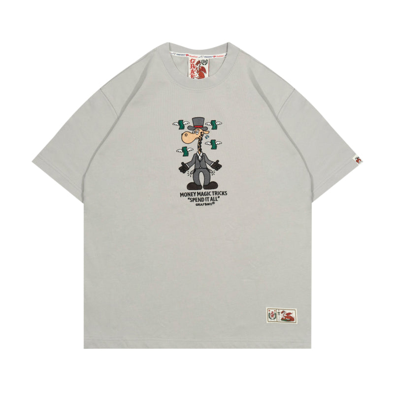 GRAFWU Magician Giraffe T-shirts