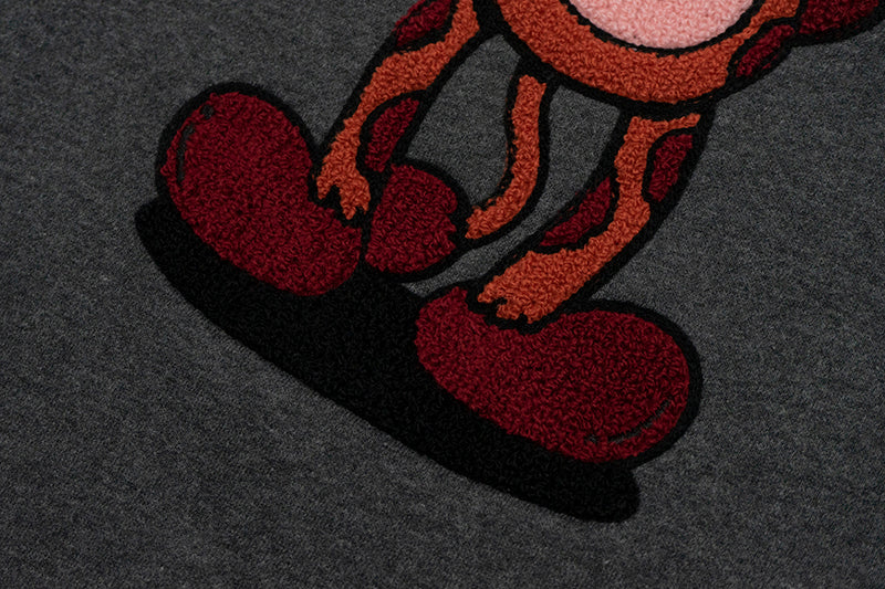 GRAF&WU Love Hate Angels Demons Giraffe Fleece Sweatshirt