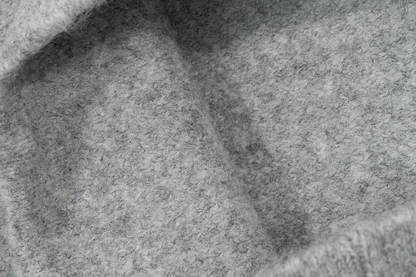 GRAF&WU Letter Embroidered Thick Warm Knitted Mohair Casual Trousers