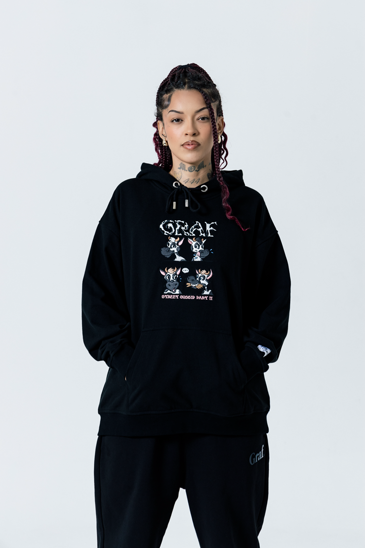 GRAF&WU StreetGossip 4 Series Devil Cat Tiger Fashion Hoodies