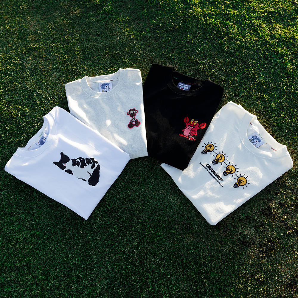 GRAF&WU Cow Cat Fashion T-Shirts