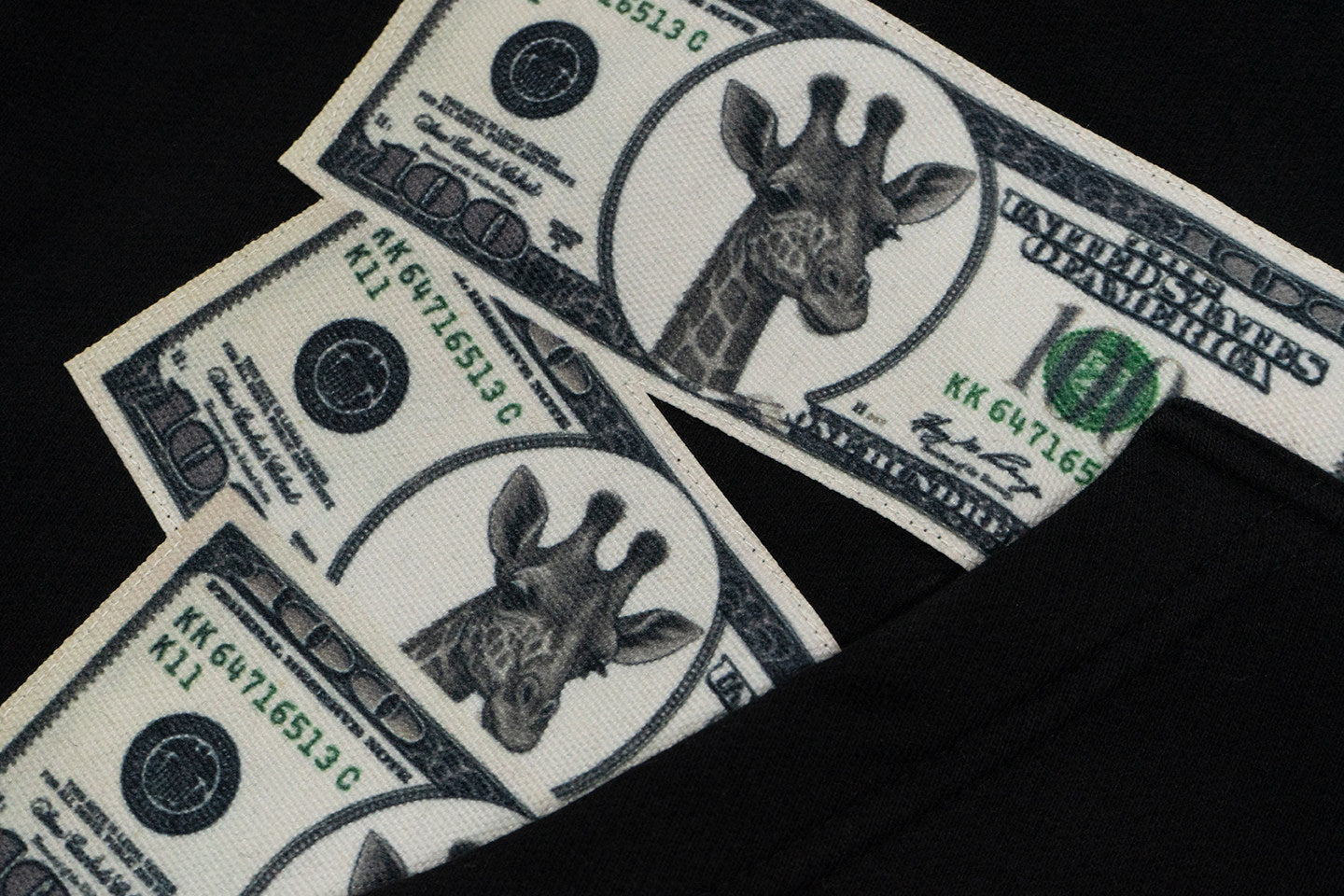 GRAF&WU Paid In Full Giraffe Money Graphic Zip-up Cozy Hoodie