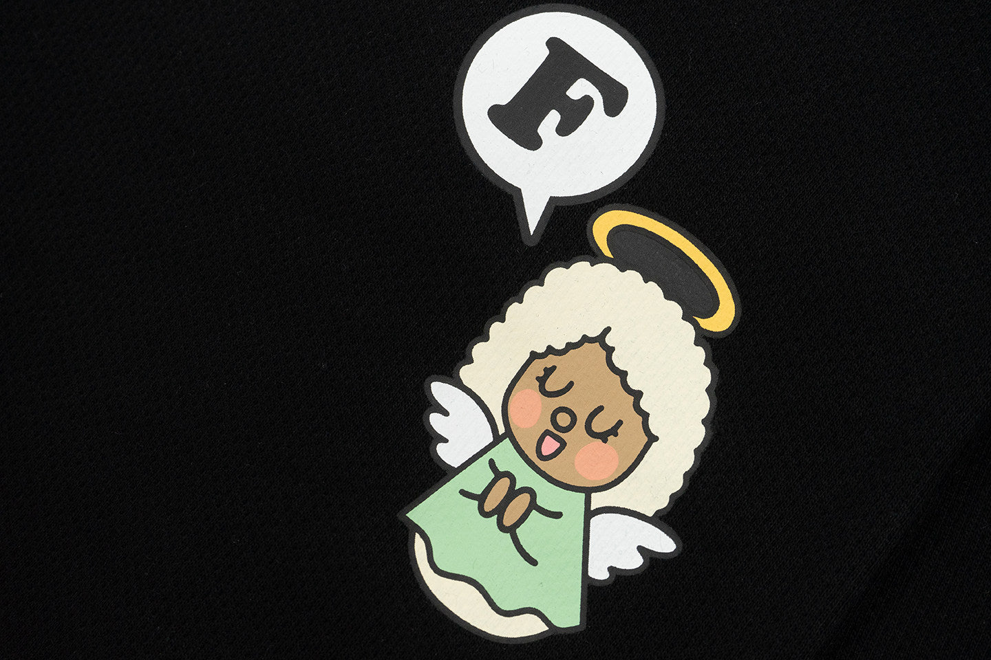 GRAF&WU 4 Praying Girls Angel Character Graphic Sweatpants