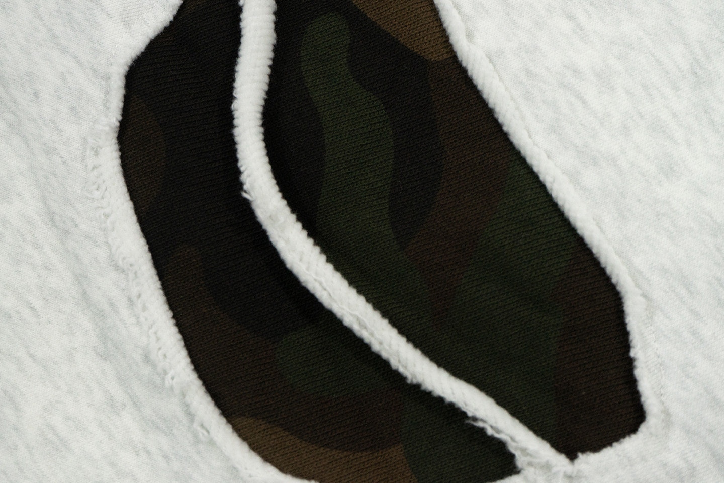 GRAF&WU Camouflage Giraffe Ripped Fleece Sweatpants | Distressed Streetwear Joggers