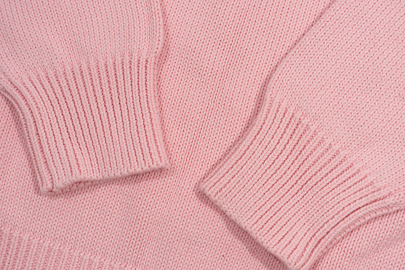 GRAF&WU Letter AK47 Little Angel Knitted Warm Sweater