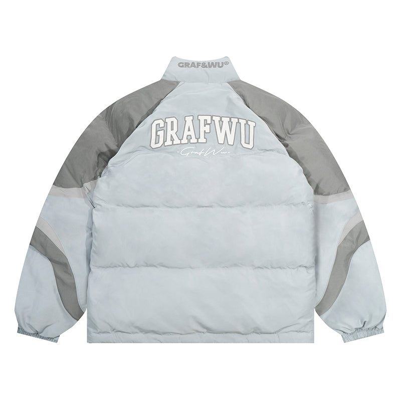 GRAF&WU Blokecore Winter Coat - Thick Warm Unisex Streetwear Jacket