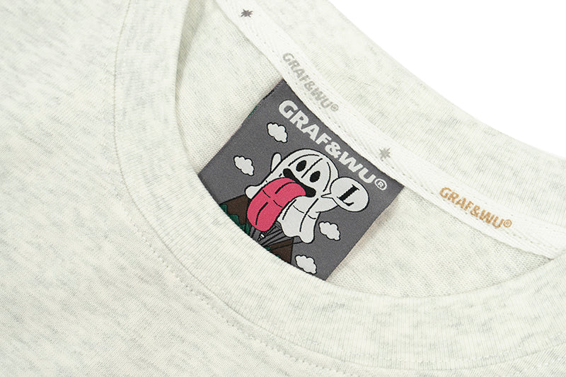 GRAFWU Music Notes Cute Ghost T-Shirts