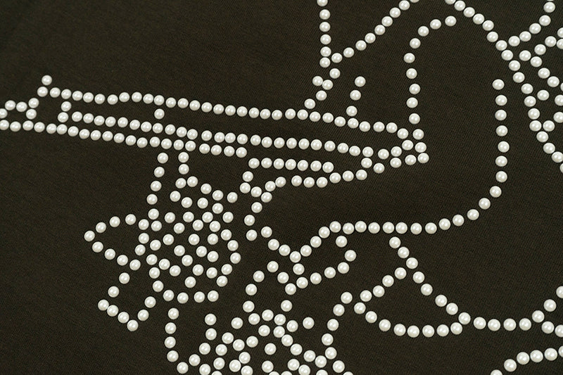 GRAFWU Pearl GW Letter Ak47 Angel T-Shirts