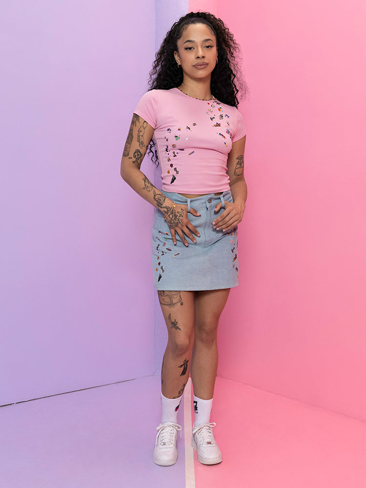 GRAFWU Y2k Fashion Short Skirt