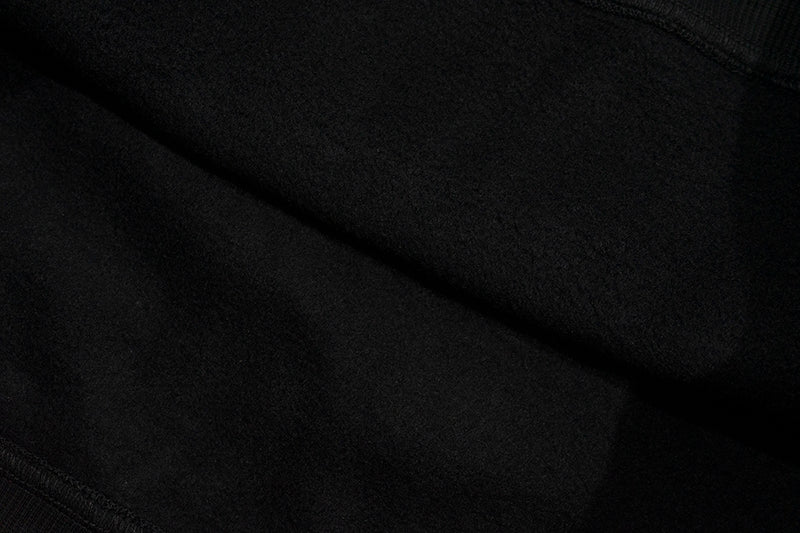 GRAF&WU Lips Say GRAF Lip-sync Embroidery Hoodie Cozy Sweatshirt