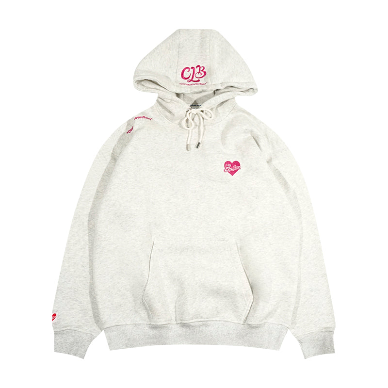 GRAF&WU Certified Lover Baby Embroidered Loose Fleece Hoodie