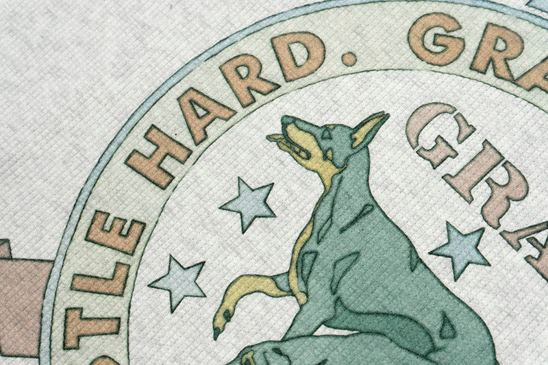 GRAF&WU AK47 Angel Barn Style Printed Cotton Long-Sleeve T-Shirt