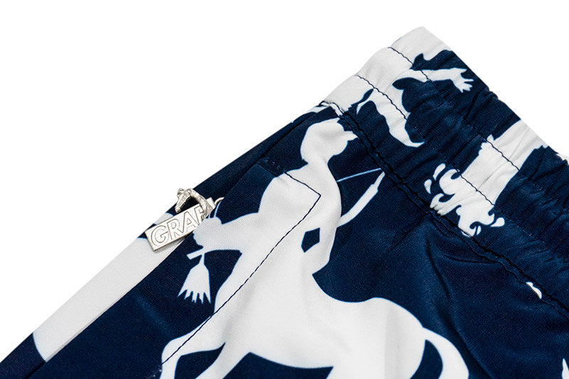 GRAF&WU 12 Zodiac Signs Silhouette Astrology Universe Streetwear Cool Feeling Shorts