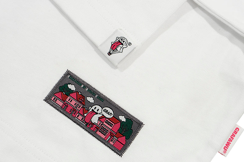GRAF&WU Rainbow Cute Ghost T-Shirts