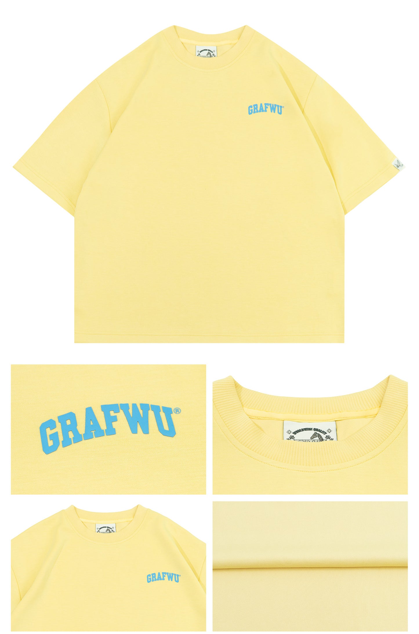 GRAF&WU Logo Fashion Cool Feeling Cozy T-shirt