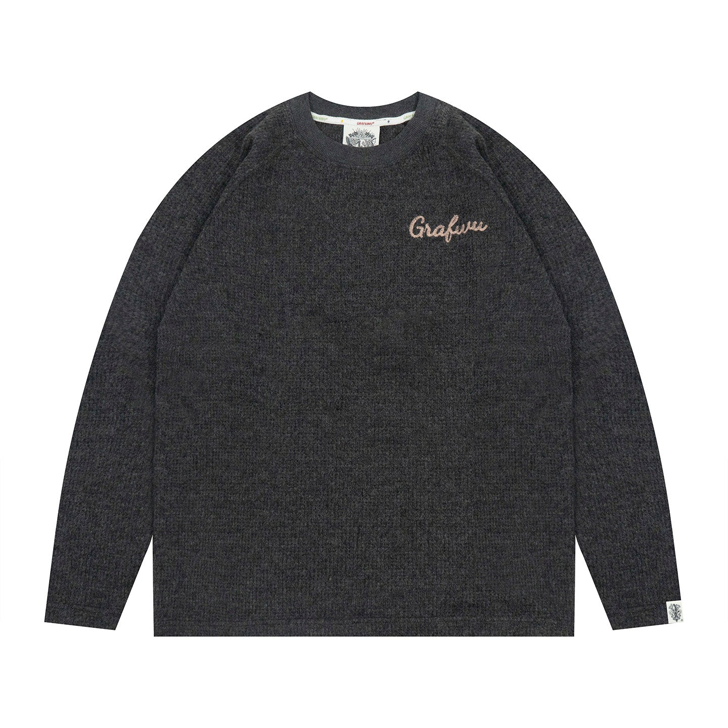 GRAF&WU Fashion Streetwear Cashmere Cozy Long-Sleeved Shirt