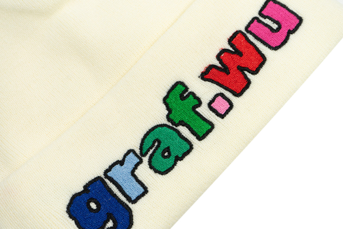 GRAF&WU Cartoon Demon Angel Colorful Embroidered Hip Hop Wool Hat