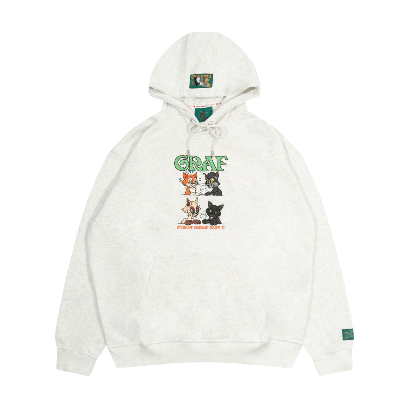 GRAF&WU StreetGossip 4 Series Devil Cat Tiger Fashion Hoodies