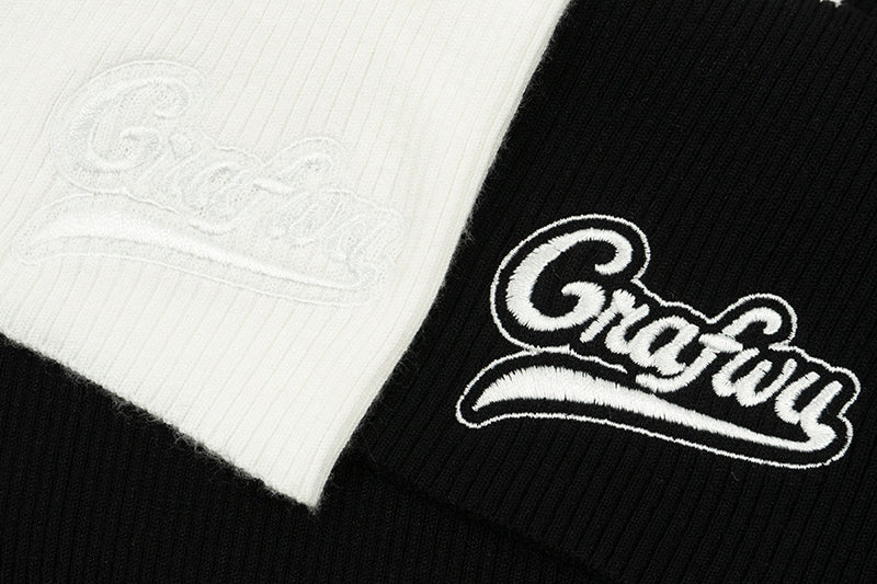GRAFWU Brand Letter Embroidery Men Sports Vest