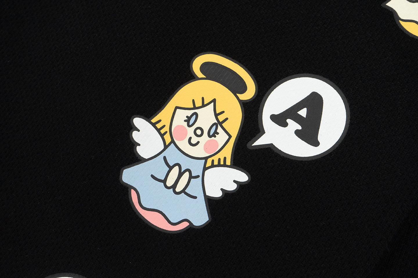 GRAF&WU 4 Praying Girls Angel Character Graphic Sweatpants