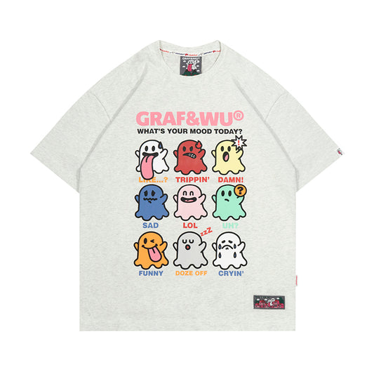 GRAF&WU How are you feeling today BooGhost cotton T-shirts