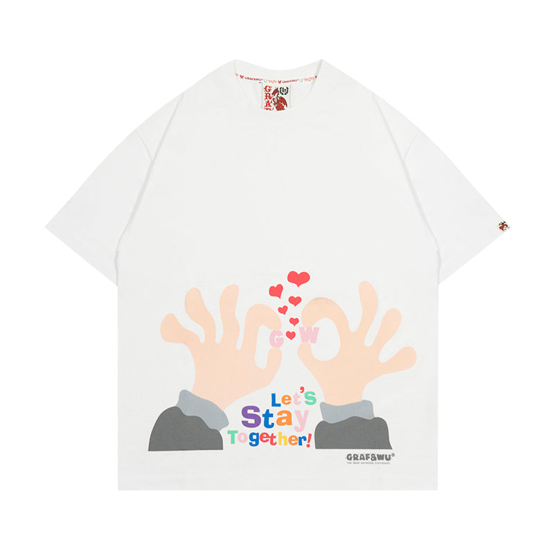 GRAFWU Stay Together GW Design Streetwear T-Shirts
